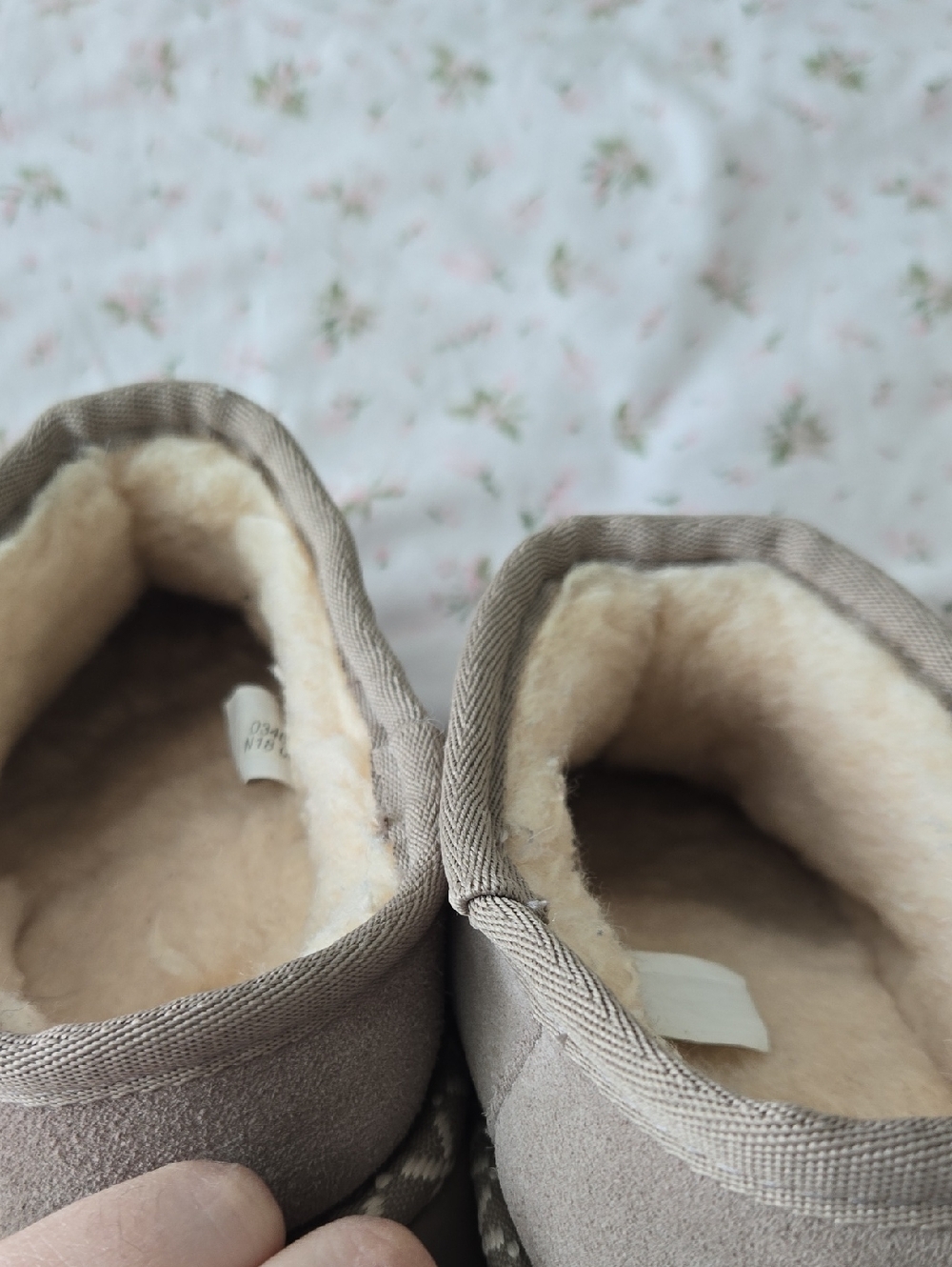 Women's Taupe Slip-On Cozy Clog - Picture 5 of 7